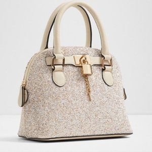 NWT Aldo Smith Creek Glitter Sparkle Satchel Purse